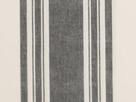 Farmhouse Stripe on Natural Fabric Swatch For Sale