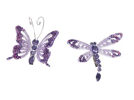 Butterfly Dragonfly Jewel Ornament, Asst. of 2 Fashion