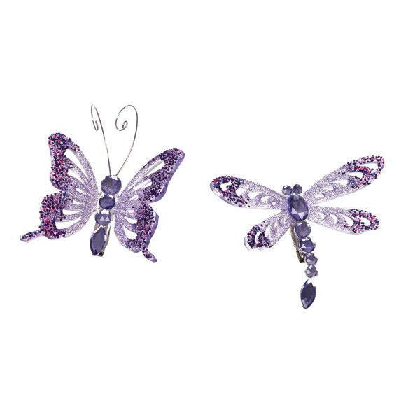 Butterfly Dragonfly Jewel Ornament, Asst. of 2 Fashion