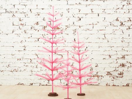 24in. Bubble Gum Pampas Tree Figure For Discount