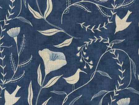 Elana Gabrielle Birdsong - Bluebell 140041 Fabric Swatch Hot on Sale