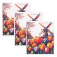 Swedish Dishcloth Set of 3 - Tulips Windmill For Cheap