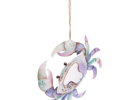 Metal & Capiz Crab Ornament Online Hot Sale