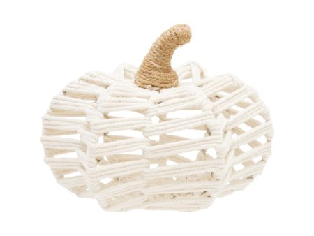 Small Jute Woven Pumpkin Figurine Online Sale