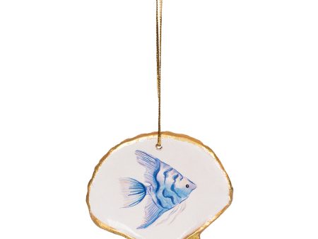 Angel Fish Scallop Shell Ornament Hot on Sale