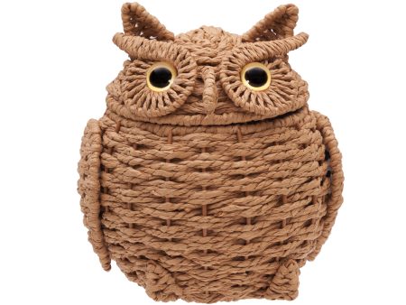 Owl Handwoven Basket Online now