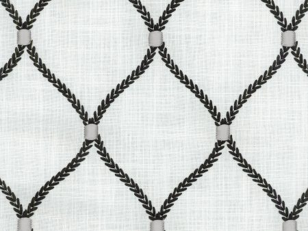 Williamsburg Deane Embroidery - Zinc 700098 Upholstery Fabric Online Sale