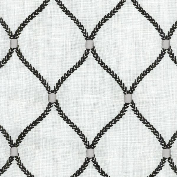 Williamsburg Deane Embroidery - Zinc 700098 Upholstery Fabric Online Sale