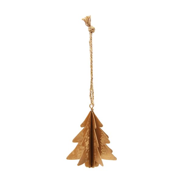 Gold Tree Metal Ornament Sale