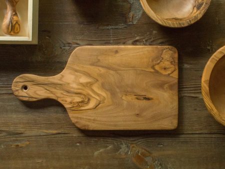 Olive Wood Paddle Cheese Board 5 x11  Cheap