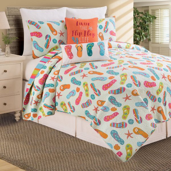 Flip Flop Life Quilt Set Online now