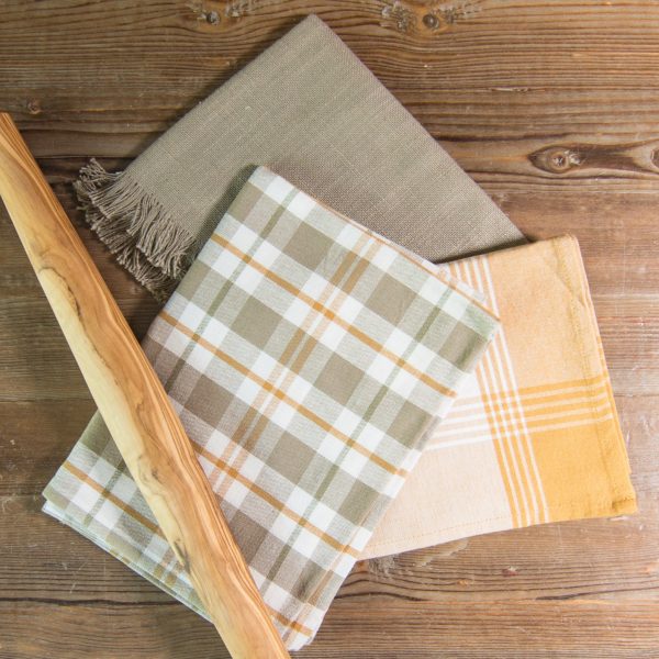 Seasonal Towel Set of 3 - Fall Plaid For Cheap