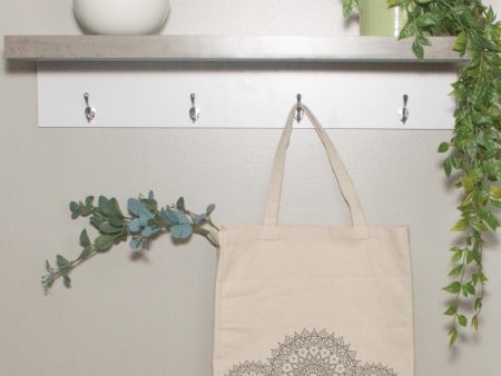 Three Mandalas Printed Tote Bag Discount