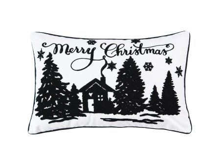 Merry Christmas Tufted Pillow Hot on Sale