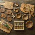 Olive Wood Nesting Bowls Set of 5 Discount