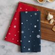 Tea Towel - Dunroven House Snowflake Series Cheap