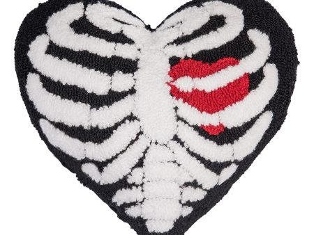 Heart Rib Hooked Pillow For Discount