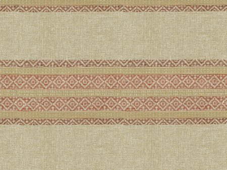 P K Lifestyles Arroyo Stripe - Sunset 411762 Fabric Swatch Hot on Sale