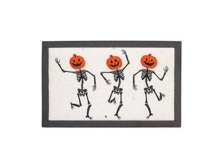 Pumpkin Skeletons Wall Art Online Sale