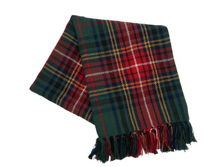 Green Lennox Plaid Throw Supply