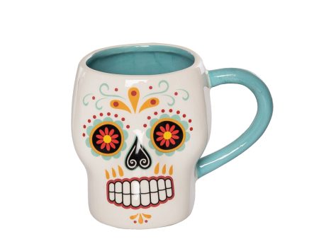 Sugar Skull Ceramic Mug For Sale