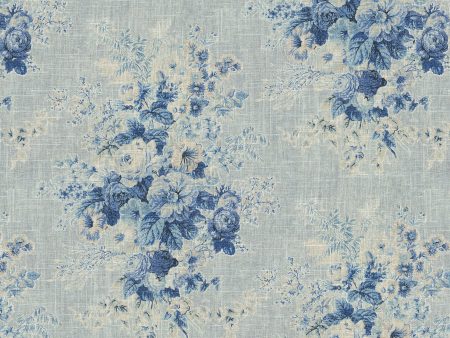 Villa D Ascoli Royal Bloom - Porcelain 570082 Fabric Swatch Sale