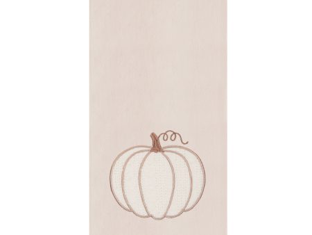 Cable-Knit Pumpkin Kitchen Towel For Discount