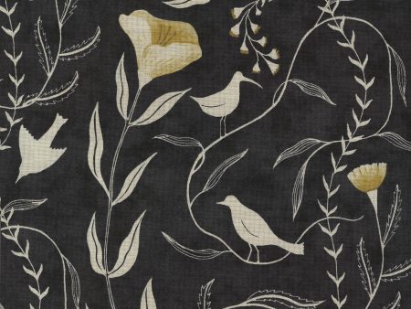 Elana Gabrielle Birdsong - Coal 140040 Upholstery Fabric on Sale