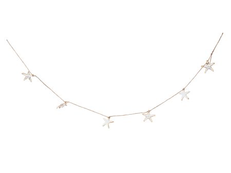 Gold Trim Sea Star Garland Online Sale