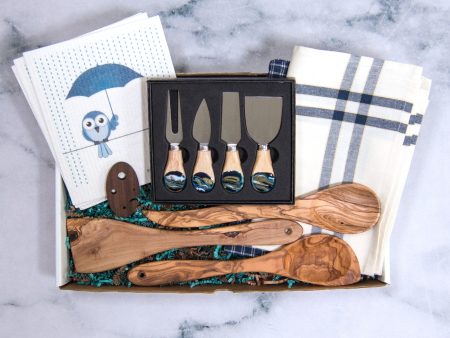 Navy Luxe Kitchenware Gift Box Hot on Sale