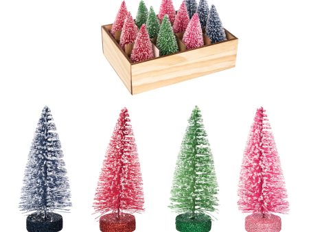 Colorful Bottle Brush Tree, Asst. of 12 Supply