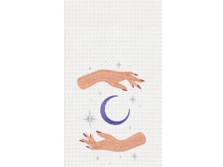 Mystical Moon & Hands Kitchen Towel Supply