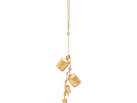 Double Gold Bells Ornament For Cheap