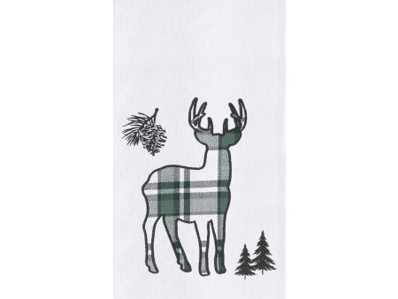 Evergreen Deer Kitchen Towel Online Sale