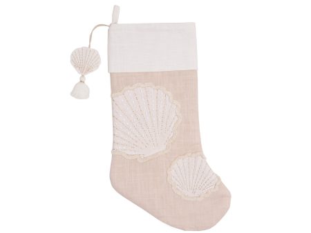 Golden Coast Seashell Stocking Online Hot Sale