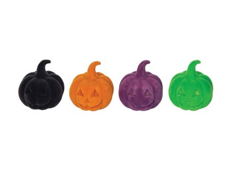 Flocked Jack-O-Lantern In Box, Asst. of 12 Sale