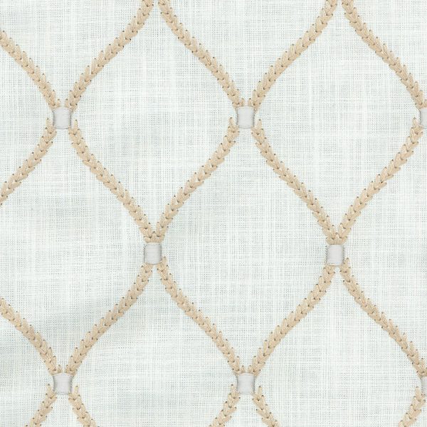 Williamsburg Deane Embroidery - Teastain 700097 Upholstery Fabric For Discount