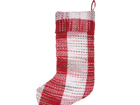 Christmas Woven Melange Stocking Fashion