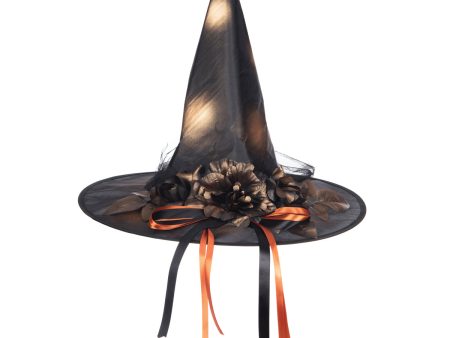 Copper & Black Witch Hat For Cheap