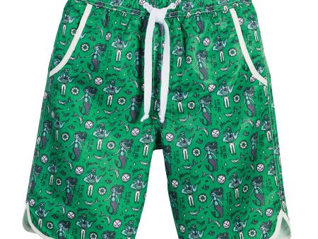 Extra Large Green Love of the Sea Shorts Online Hot Sale