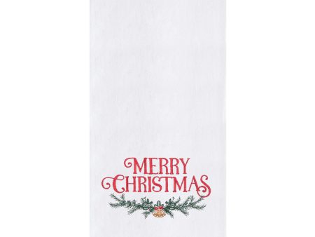 Merry Christmas Garland Kitchen Towel Discount