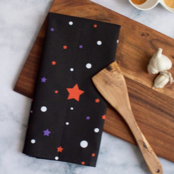 Tea Towel - Dunroven House Halloween Stars on Sale