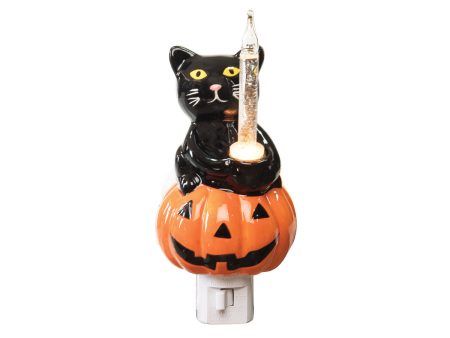 Halloween Cat Bubble Light on Sale