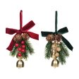 Gold Bell, Berries, & Ribbon Ornament, Asst. of 2 Cheap