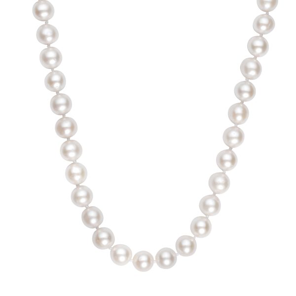 14K 8-9mm Pearl Necklace Fashion