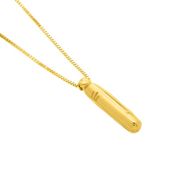 14K Helium Initial I Pendant Online Sale