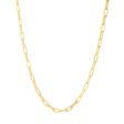 14K 4mm Diamant?© Paperclip Necklace Online