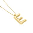 14K Helium Initial E Pendant Sale