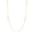 14K Twisted Link Paperclip Necklace Supply