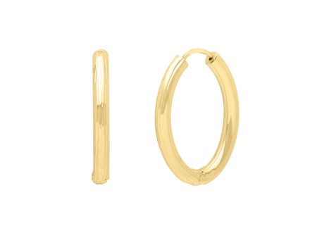 14K Endless Engraved Oval Hoops Online Sale